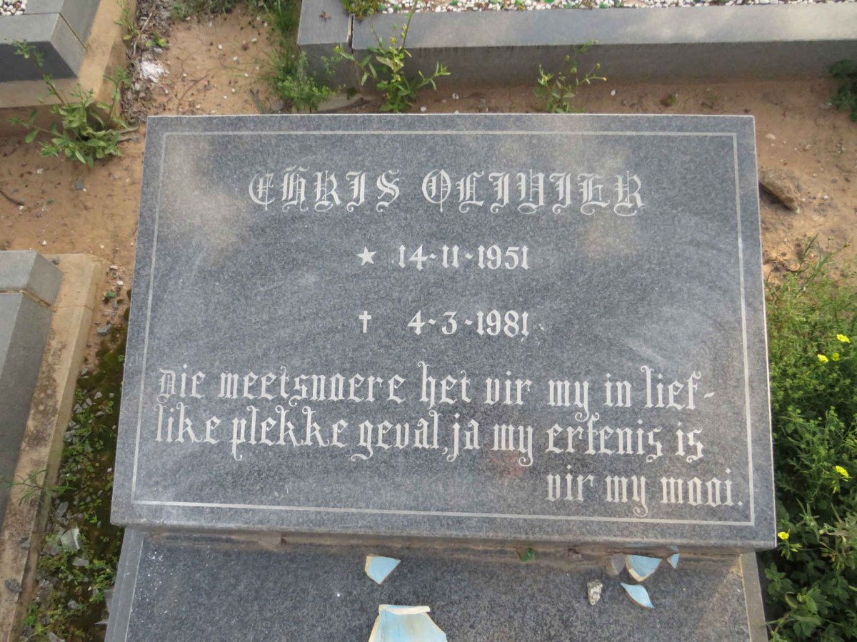 OLIVIER Chris 1951-1981