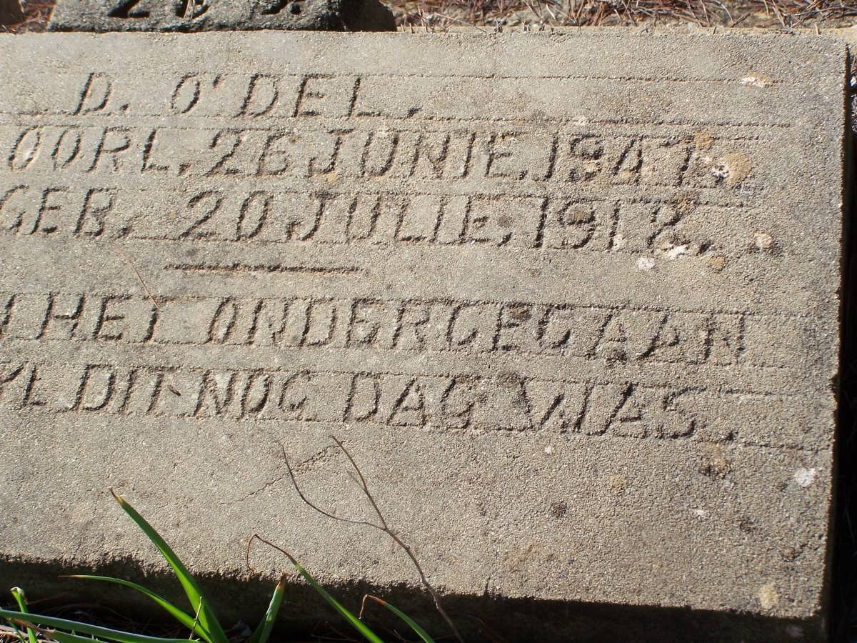 O'DEL D. 18??-1918