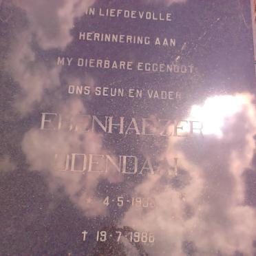 ODENDAAL Ebenhaezer 193?-1988