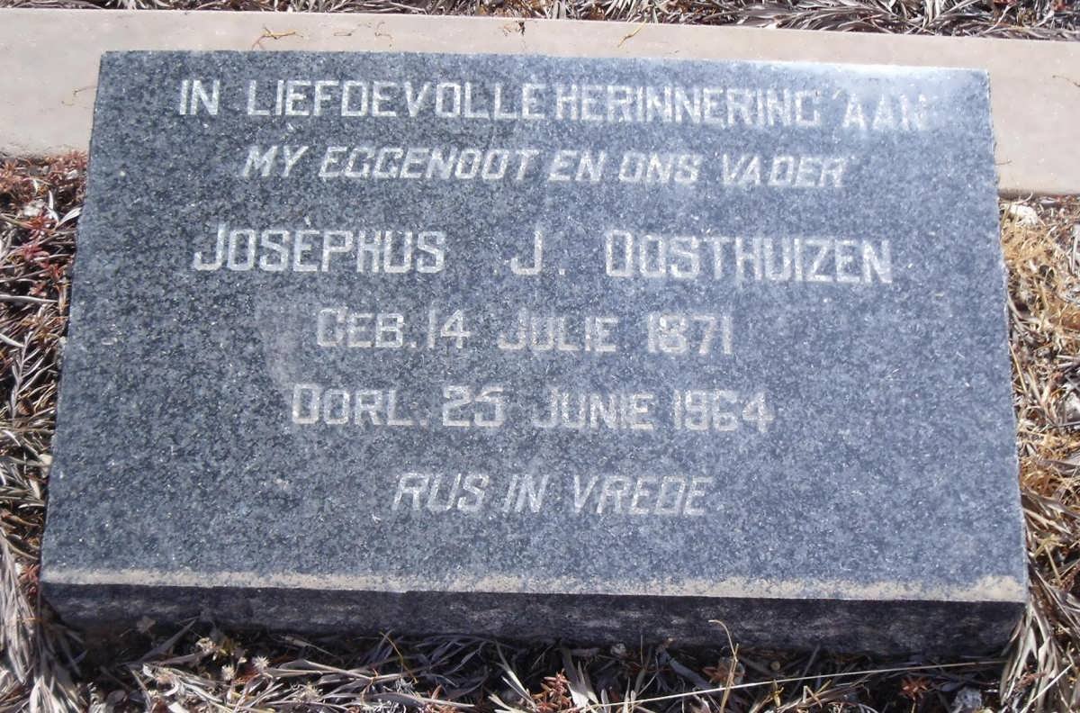 OOSTHUIZEN Josephus 1871-1964