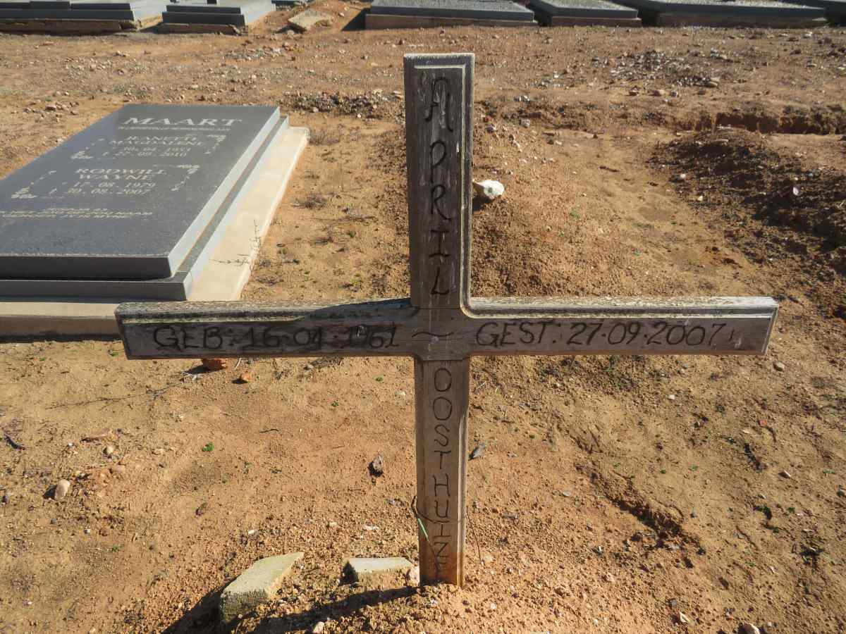 OOSTHUIZEN April 1961-2007