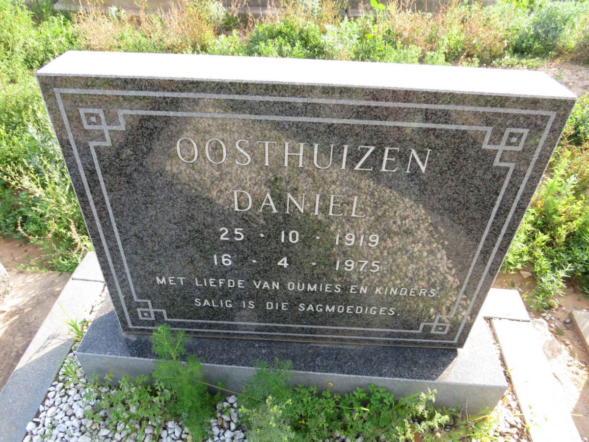 OOSTHUIZEN Daniel 1919-1975
