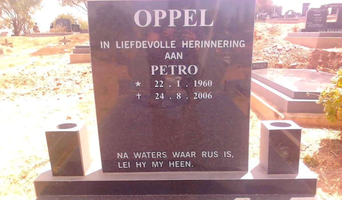 OPPEL Petro 1960-2006