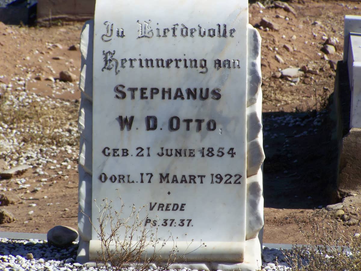 OTTO Stephanus W.D. 1854-1922