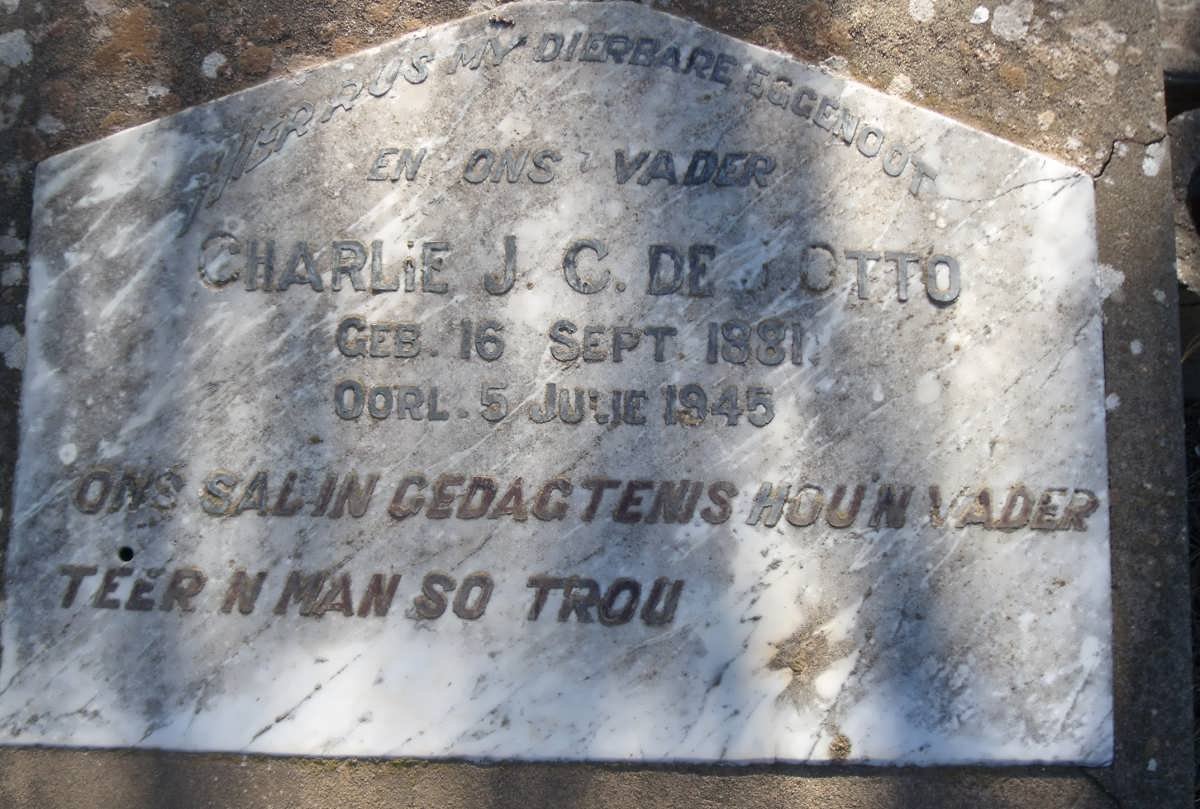 OTTO Charlie J.C.de J 1881-1945