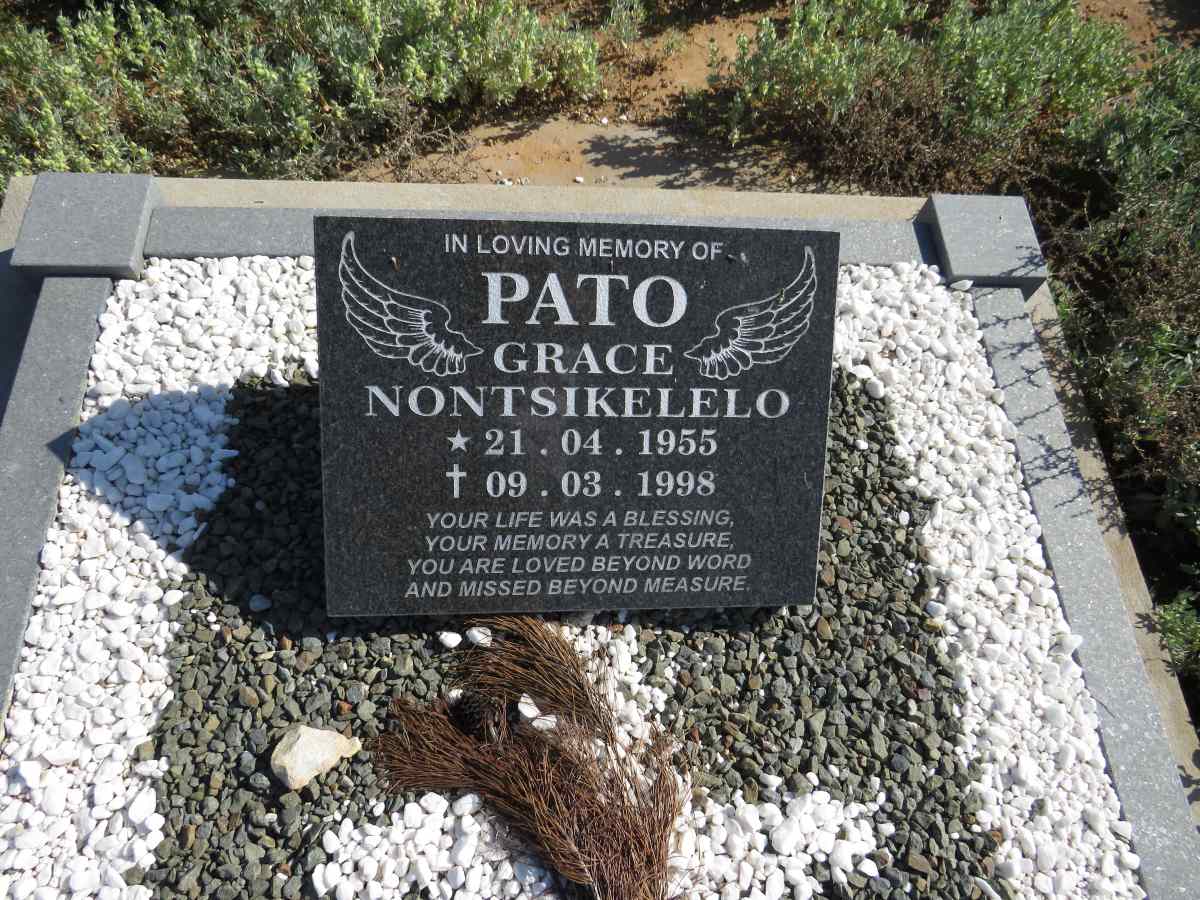 PATO Grace Nontsikelelo 1955-1998