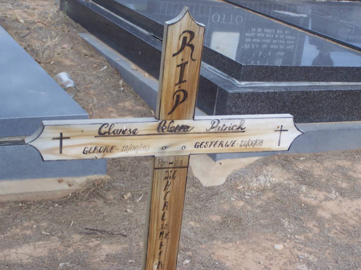 PATRICK Claresa Aletta 1980-2008