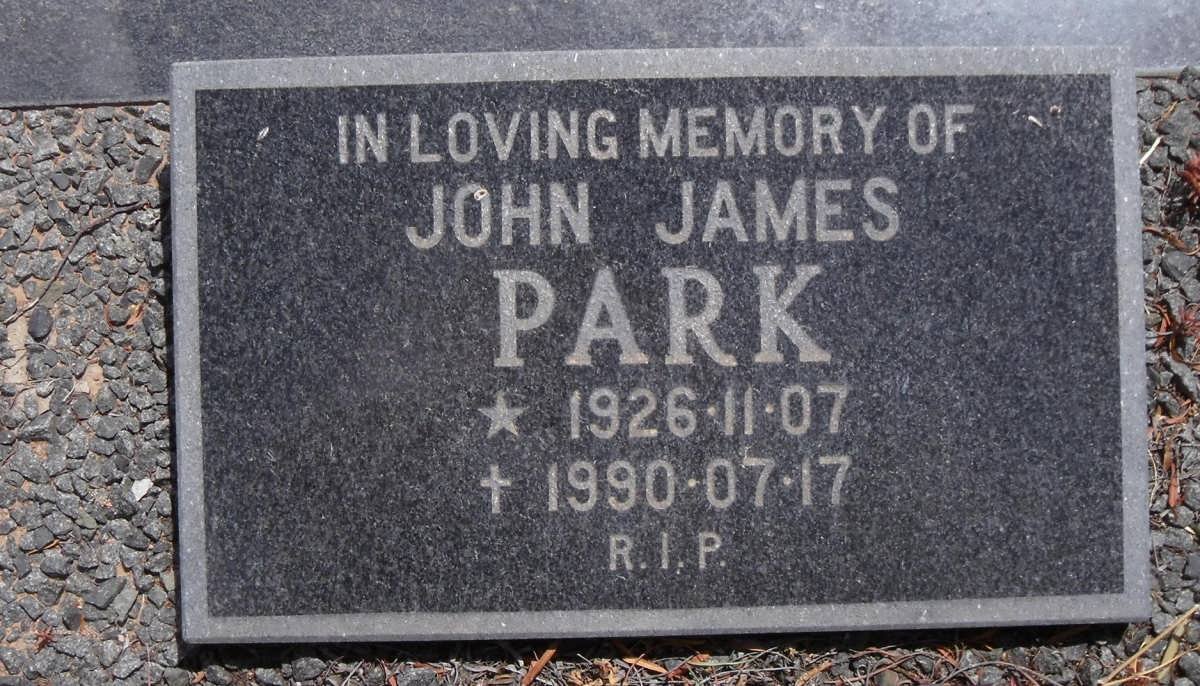 PARK John James 1926-1990