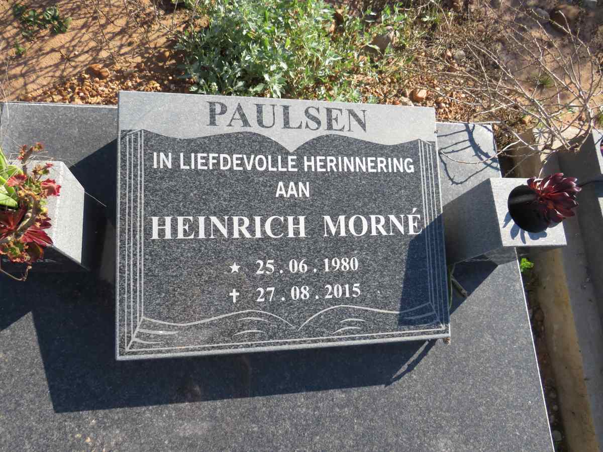 PAULSEN Heinrich Morne 1980-2015