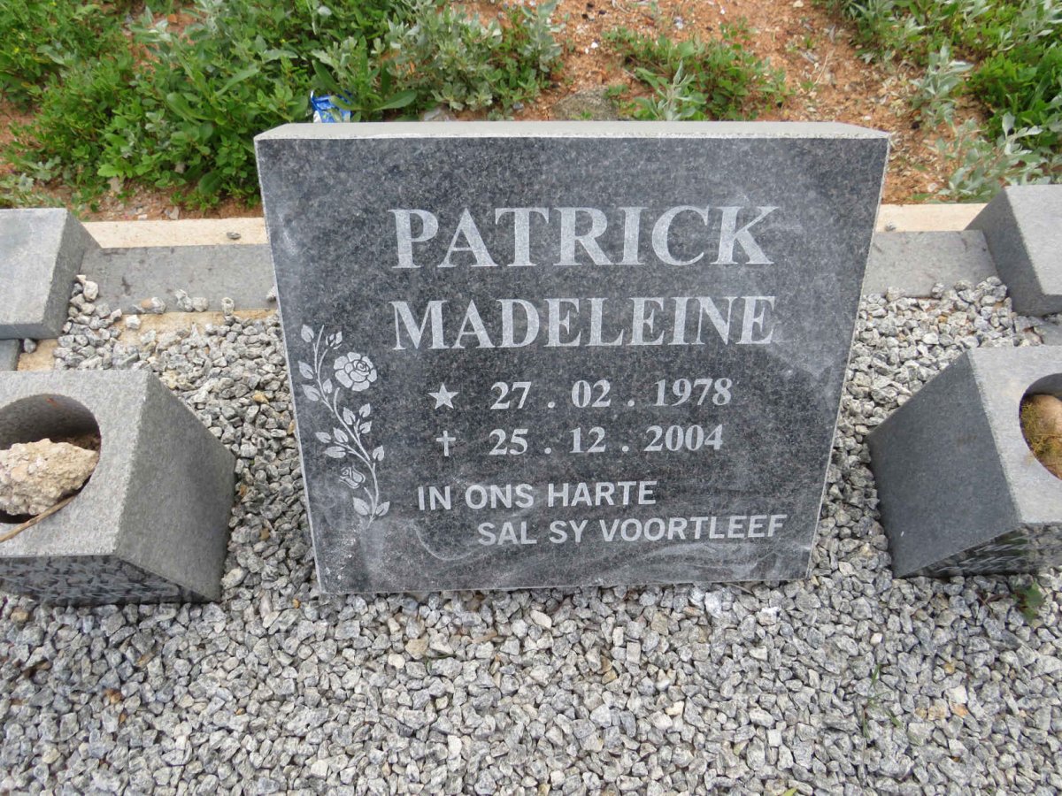 PATRICK Madeleine 1978-2004