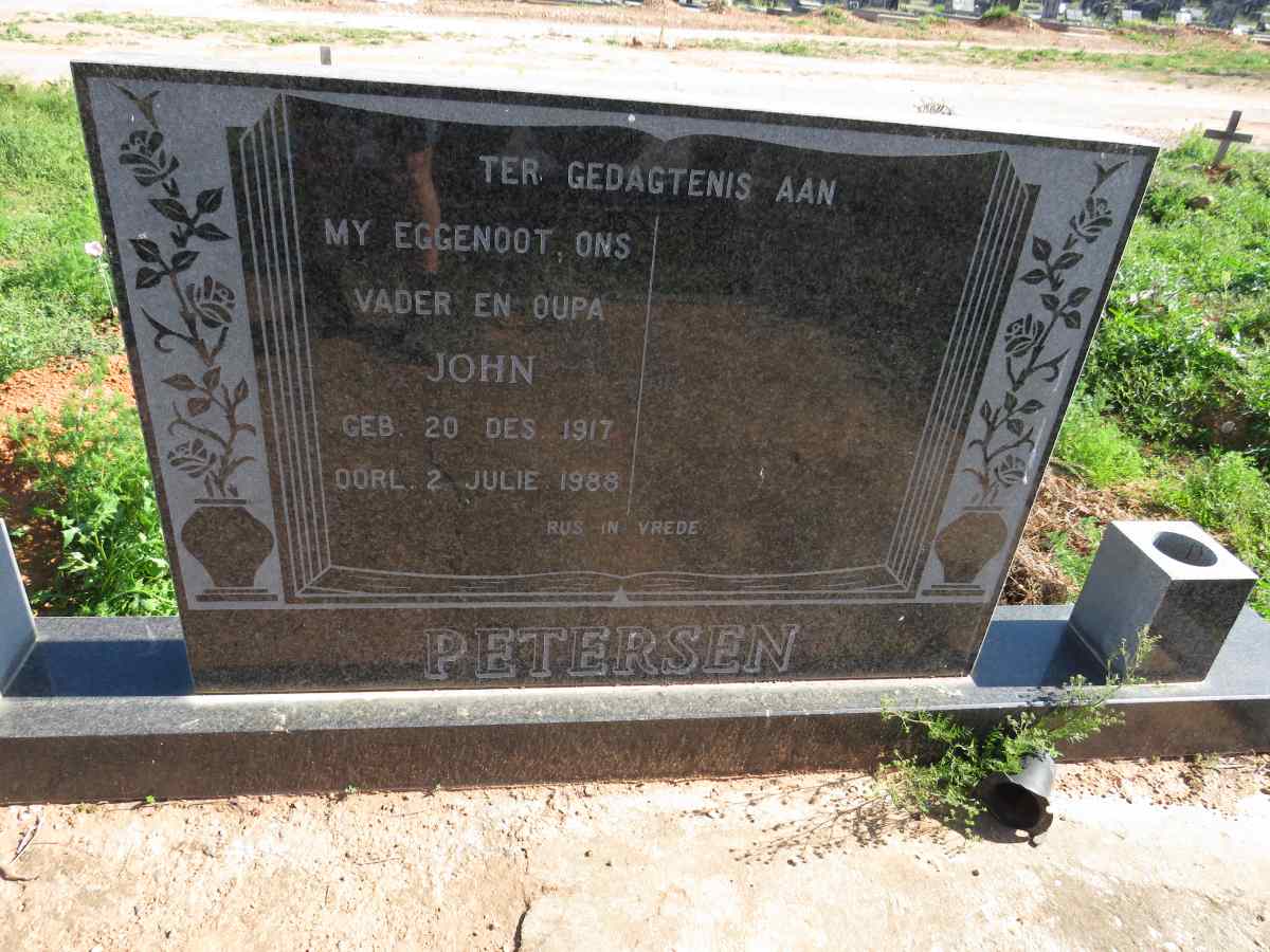 PETERSEN John 1917-1988