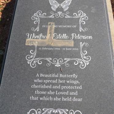 PETERSEN Winifred Estelle 1956-2013