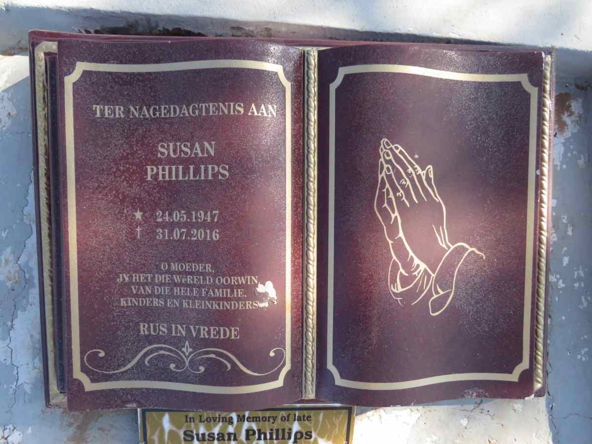 PHILLIPS Susan 1947-2016