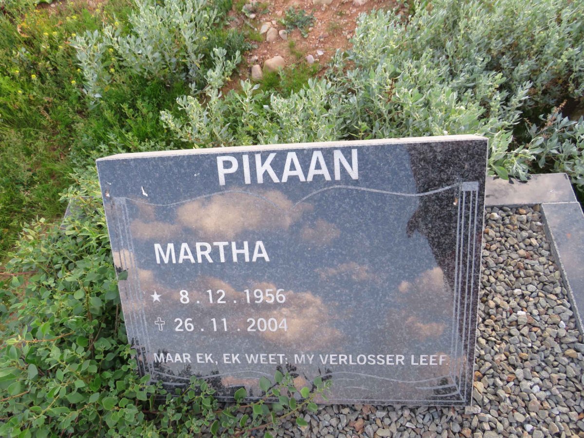 PIKAAN Martha 1956-2004