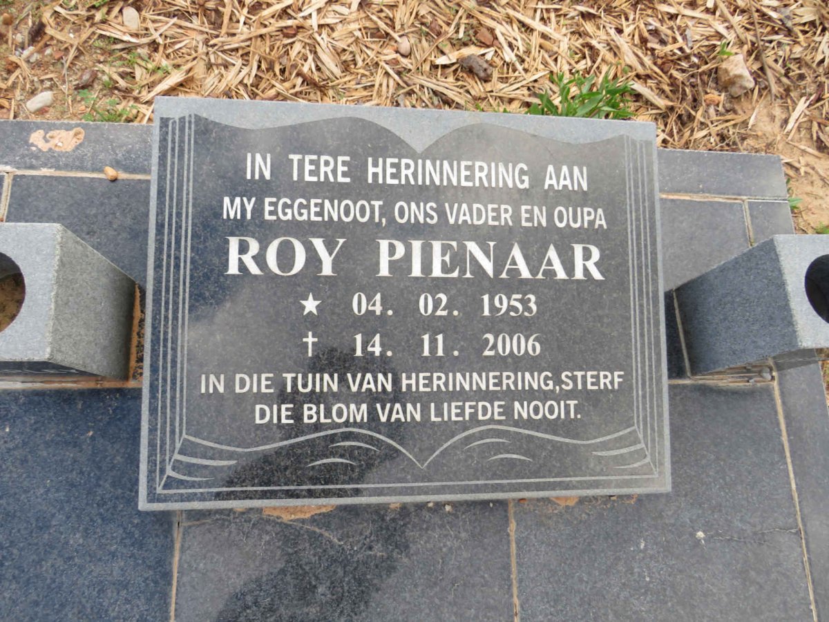 PIENAAR Roy 1953-2006