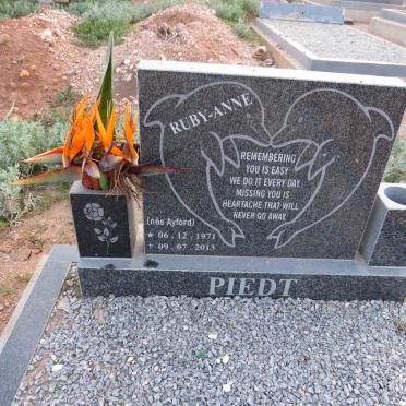 PIEDT Ruby-Anne nee AYFORD 1971-2013