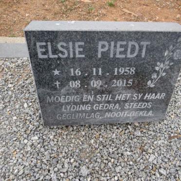 PIEDT Elsie 1958-2015