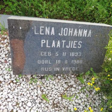PLAATJIES Lena Johanna 1893-1980