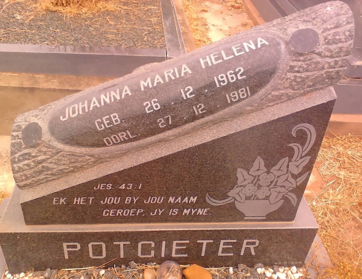POTGIETER Johanna Maria Helena 1962-1981