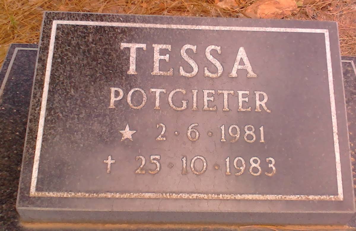 POTGIETER Tessa 1981-1983