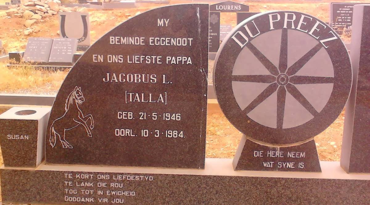 PREEZ Jacobus L., du 1946-1984
