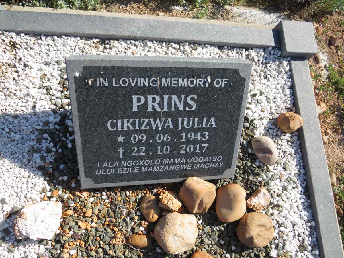PRINS Cikizwa Julia 1943-2017
