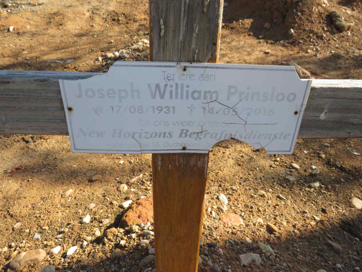 PRINSLOO Joseph William 1931-2016