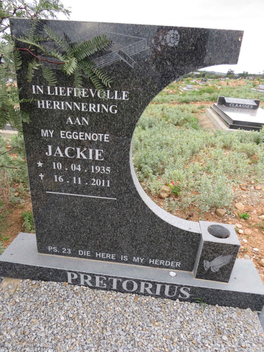 PRETORIUS Jackie 1935-2011