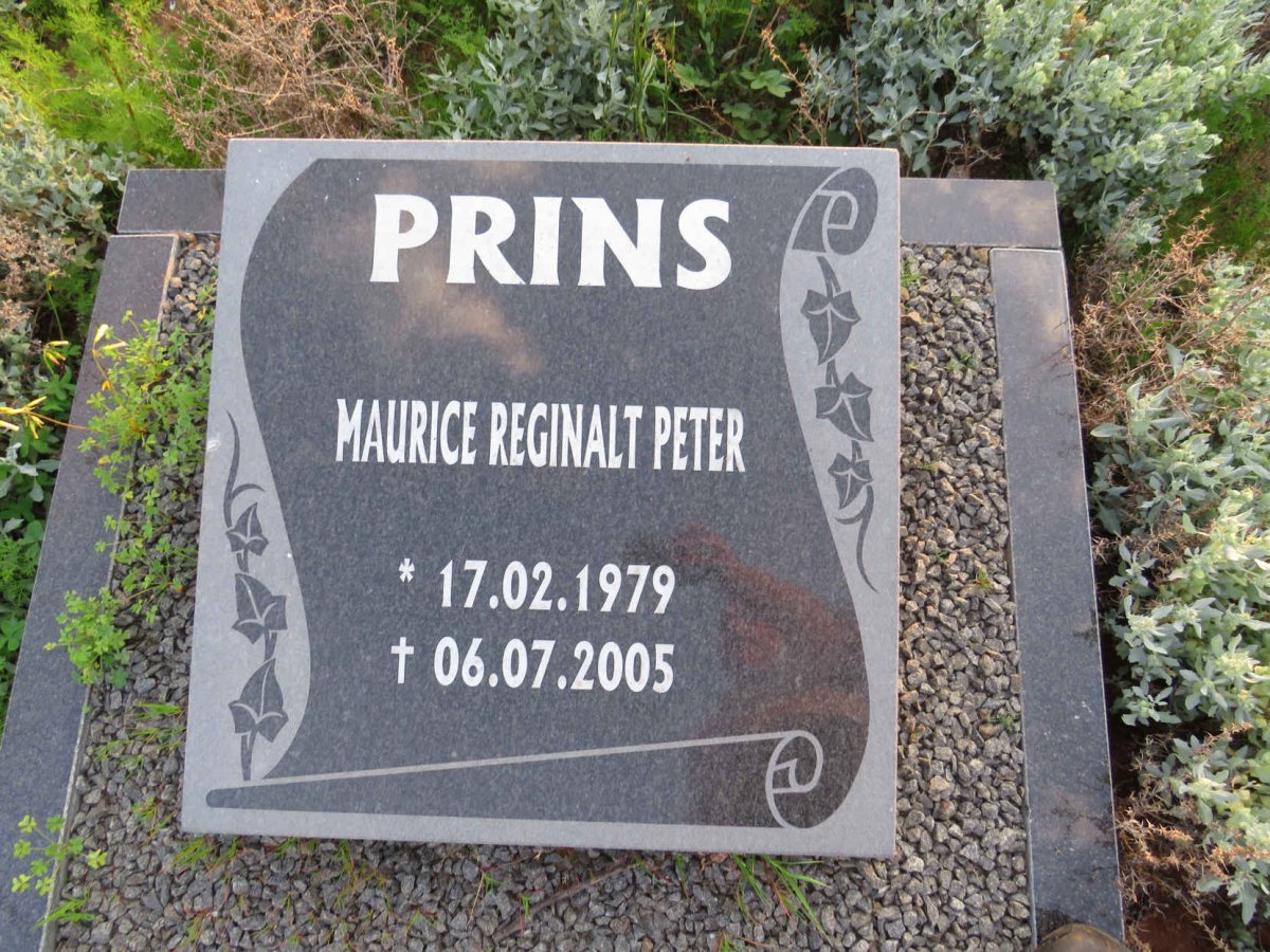PRINS Maurice Reginalt Peter 1979-2005