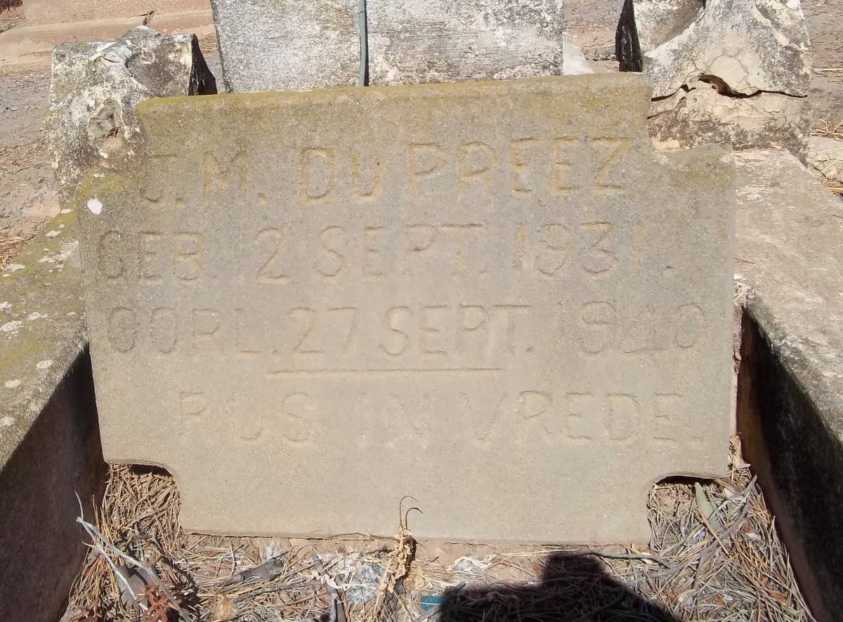PREEZ J.M., du 1931-1940