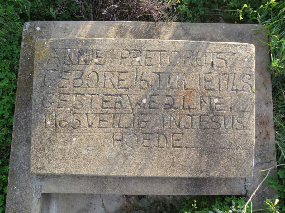PRETORIUS Annie 1948-1965