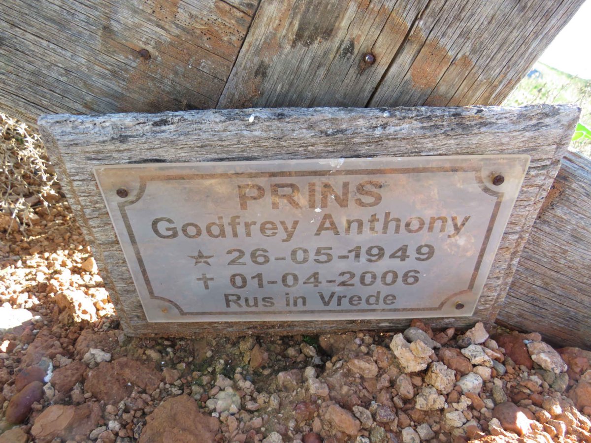 PRINS Godfrey Anthony 1949-2006