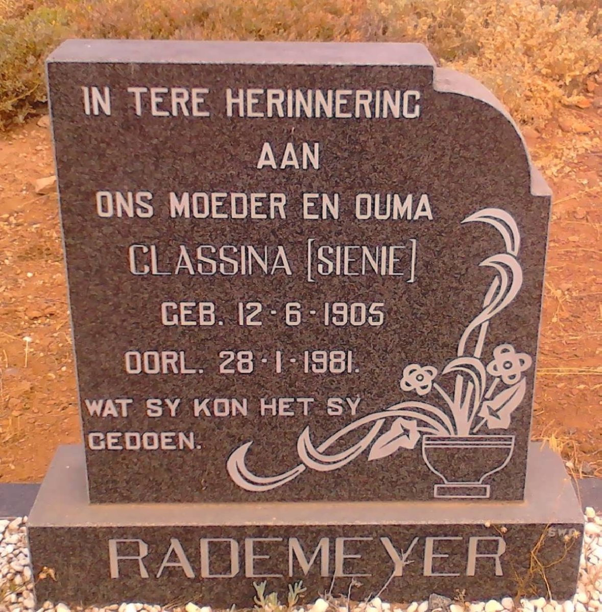 RADEMEYER Classina 1905-1981