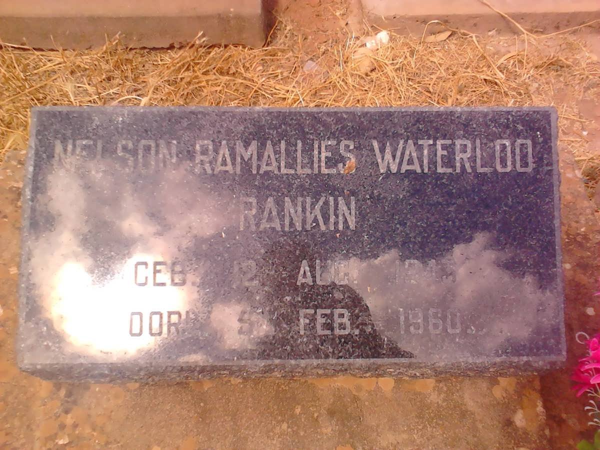 RANKIN Nelson Ramallies Waterloo 1943-1960
