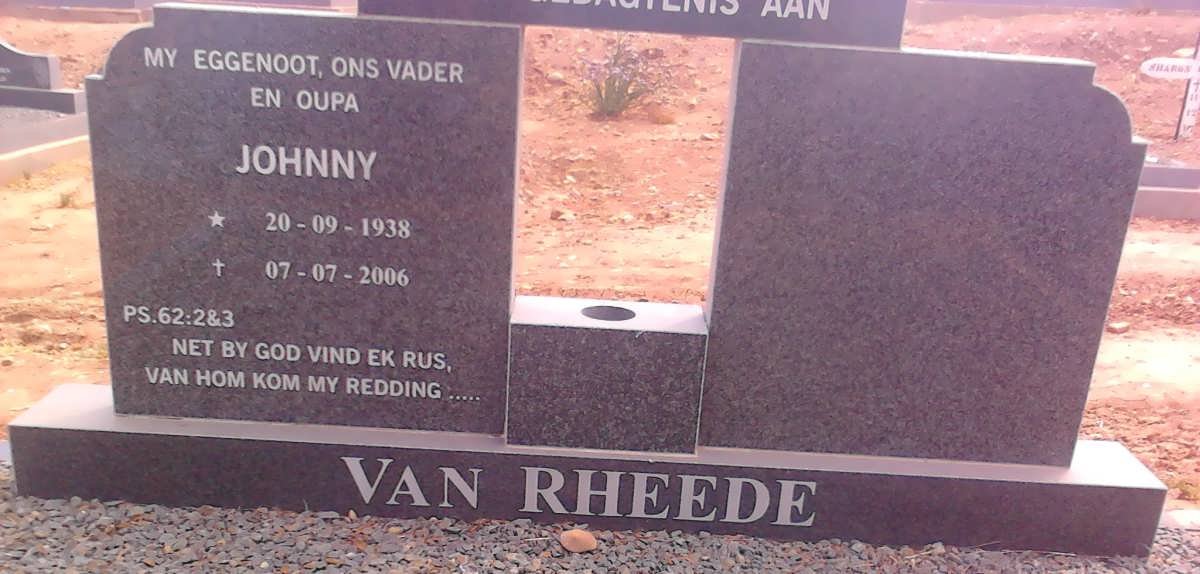 RHEEDE Johnny, van 1938-2006
