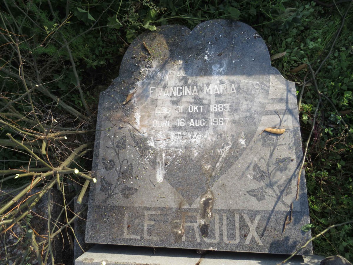 ROUX Francina Maria, le 1883-1967