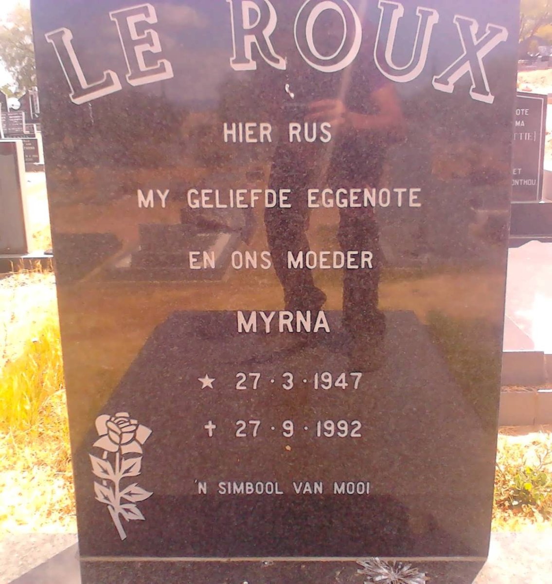 ROUX Myrna 1947-1992