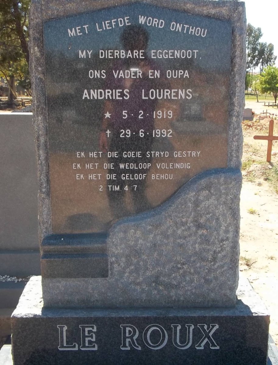 ROUX Andries Lourens, le 1919-1992