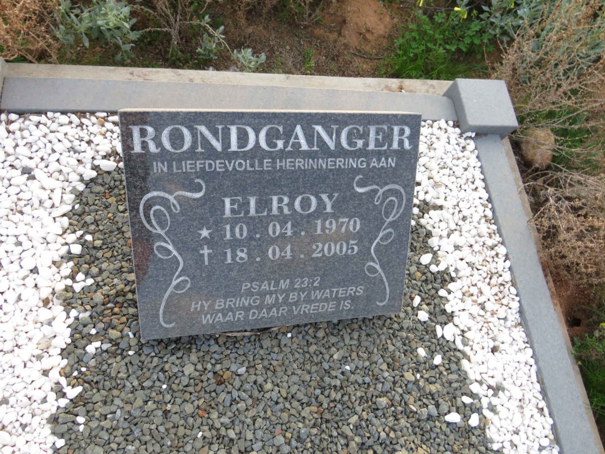 RONDGANGER Elroy 1970-2005