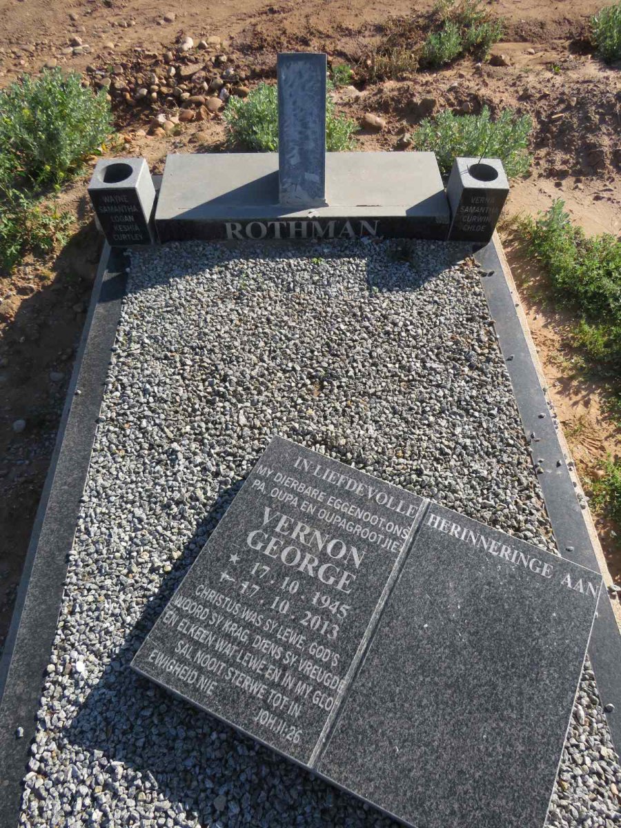 ROTHMAN Vernon George 1945-2013