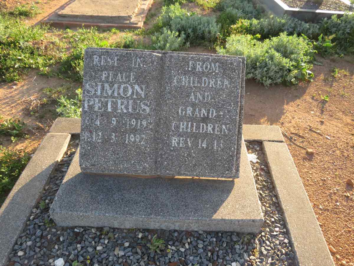 ROUX Simon Petrus, le 1919-1992