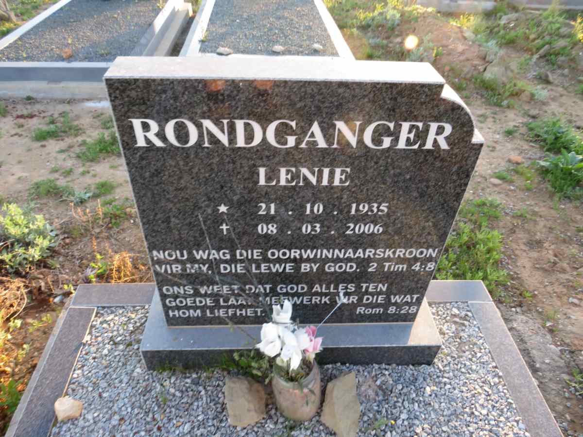 RONDGANGER Lenie 1935-2006