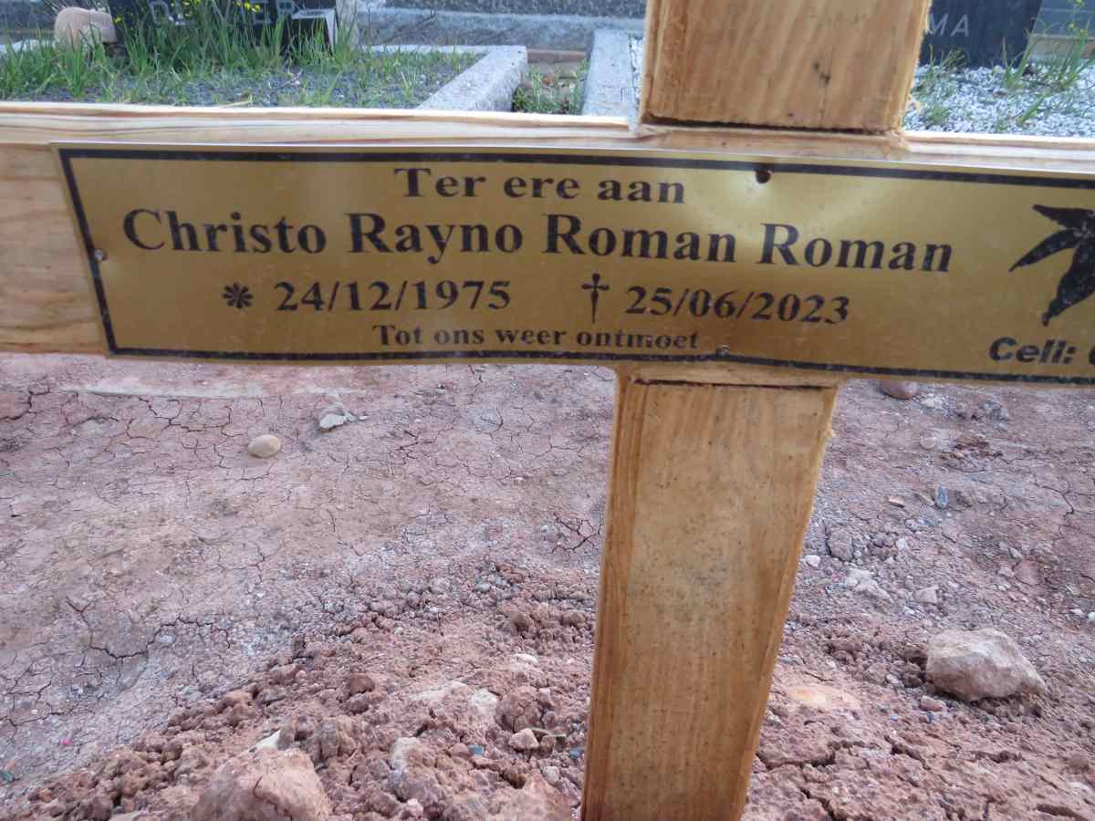 ROMAN Christo Rayno Roman 1975-2023
