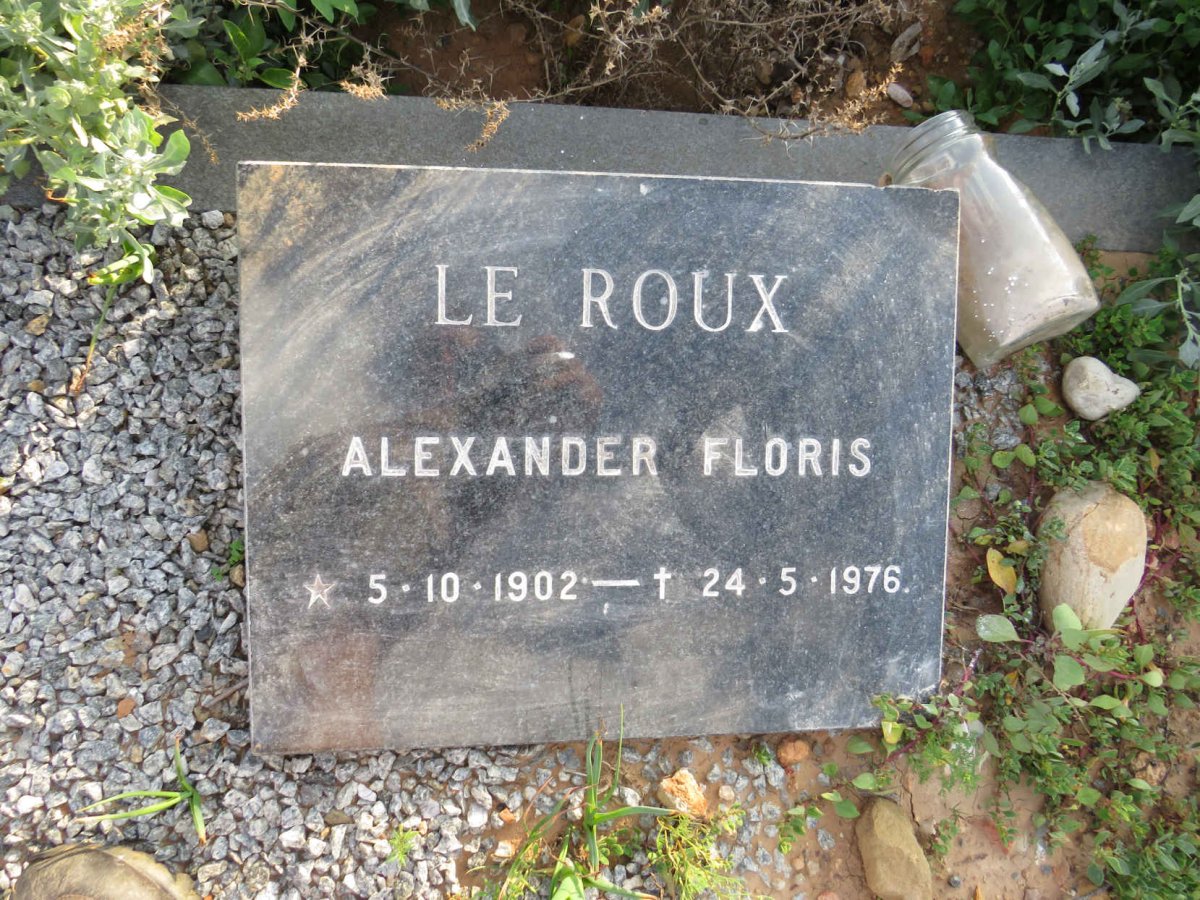 ROUX Alexander Floris, le 1902-1976