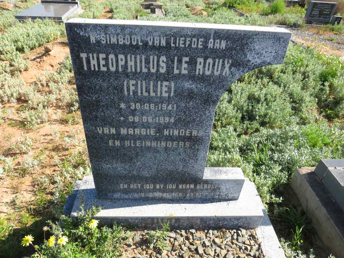 ROUX Theophilus, le 1941-1994
