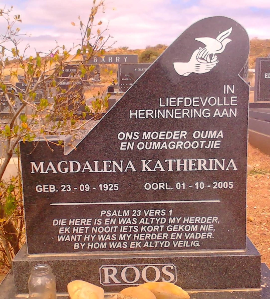 ROOS Magdalena Katherina 1925-2005