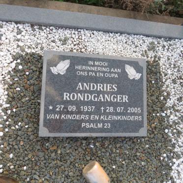 RONDGANGER Andries 1937-2005