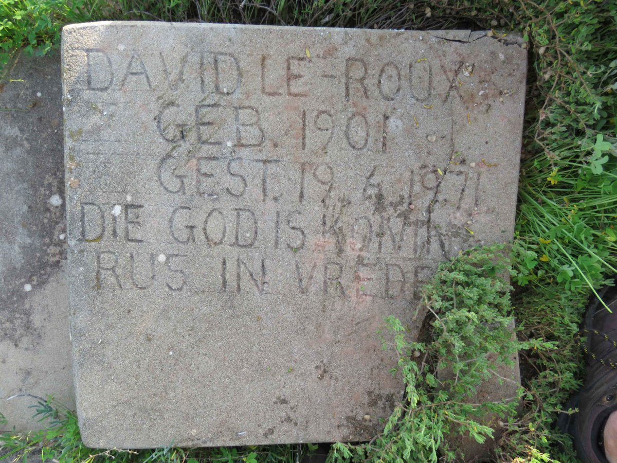ROUX David, le 1901-1971