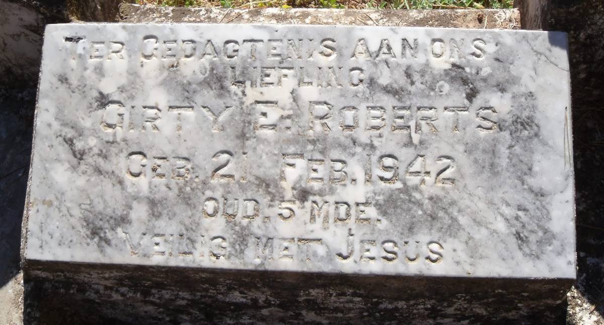 ROBERTS Girty E. 1942-1942