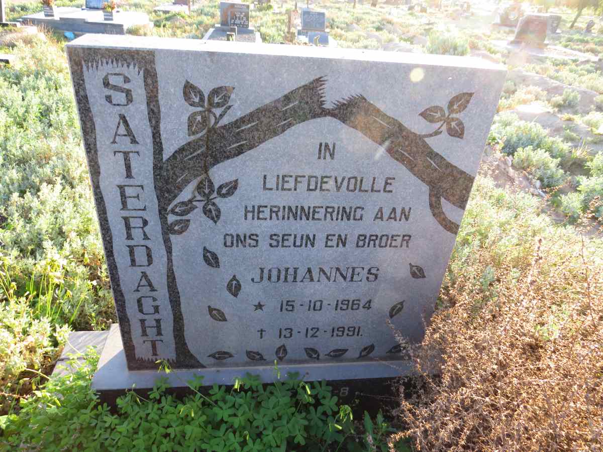 SATERDAGHT Johannes 1964-1991